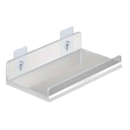 Transparante Wandplank zonder Boren voor Badkamer en Keuken