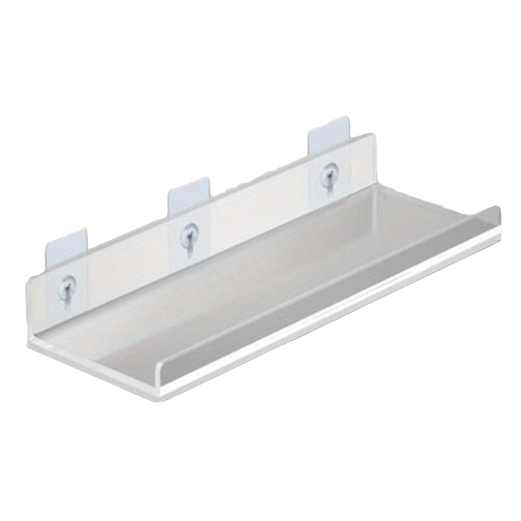 Transparante Wandplank zonder Boren voor Badkamer en Keuken