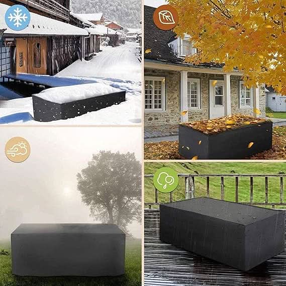 Tuinmeubelhoes voor Loungeset, Tafel en Stoelen met Trekkoord