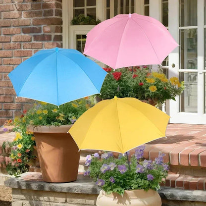 Tuinparasol voor Planten met Grondspies en Verstelbare Hoogte, Ø 60 cm