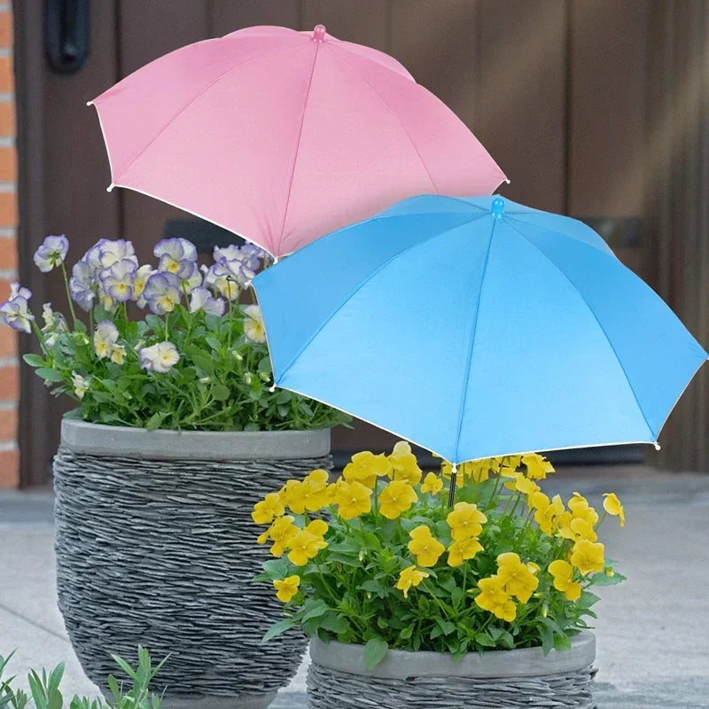 Tuinparasol voor Planten met Grondspies en Verstelbare Hoogte, Ø 60 cm