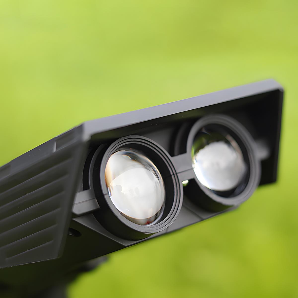 Tuinspot Buiten op Zonne-energie met Verstelbaar Zoomlens en Grondpin