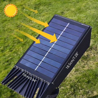 Tuinspot Buiten op Zonne-energie met Verstelbaar Zoomlens en Grondpin