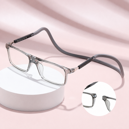 Unisex Leesbril Magnetisch met Nekkoord Anti Blauwlicht