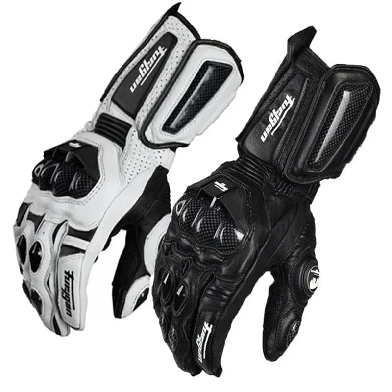 Unisex Motorhandschoenen met Koolstofvezel Bescherming en Touchscreen Functie
