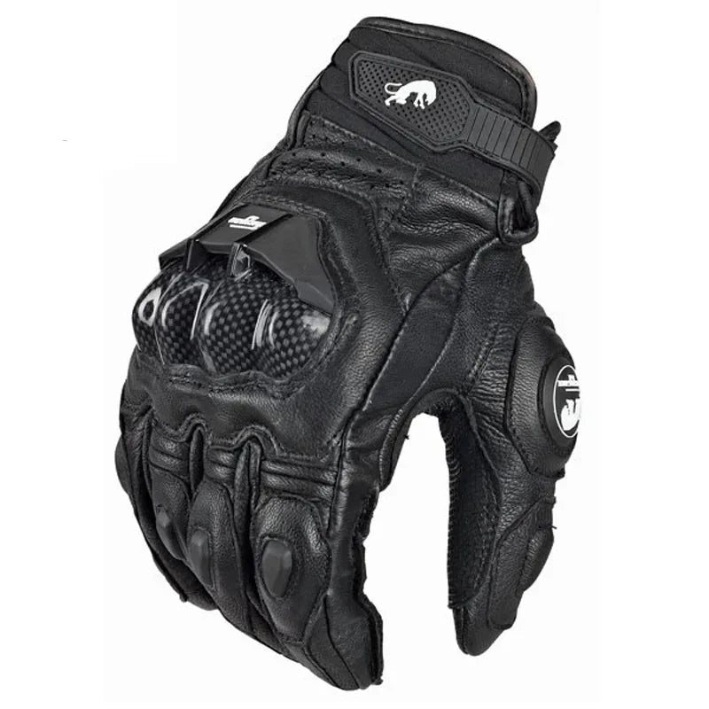Unisex Motorhandschoenen met Koolstofvezel Bescherming en Touchscreen Functie