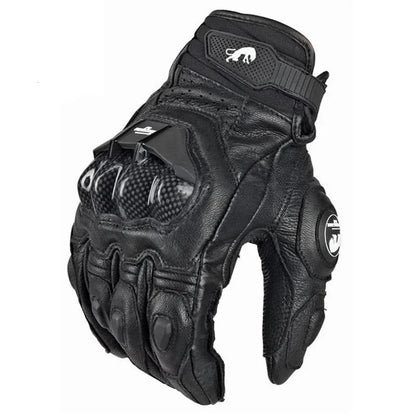 Unisex Motorhandschoenen met Koolstofvezel Bescherming en Touchscreen Functie