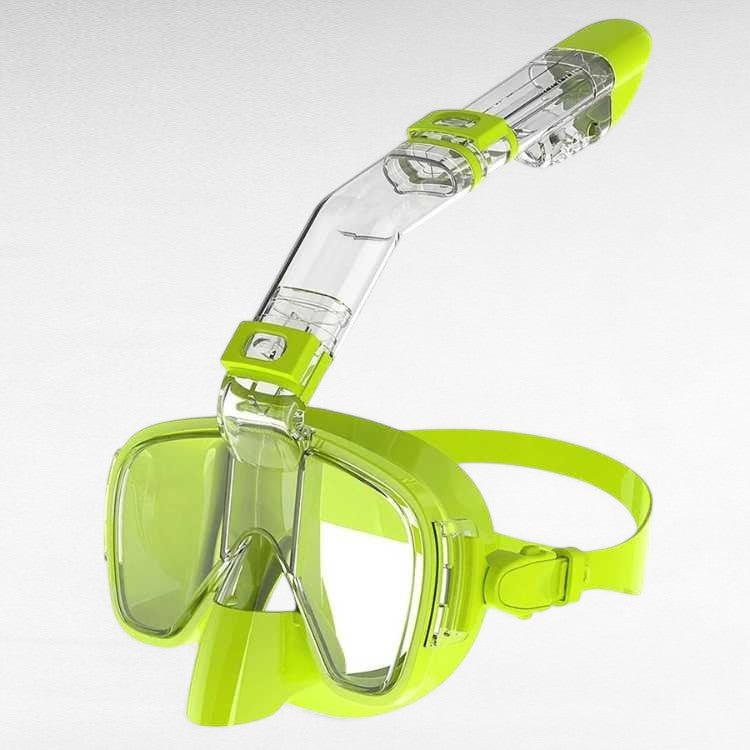 Unisex Snorkelmasker Opvouwbaar met Droge Snorkel en Panoramisch Zicht