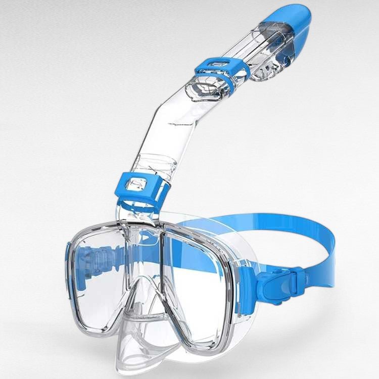 Unisex Snorkelmasker Opvouwbaar met Droge Snorkel en Panoramisch Zicht