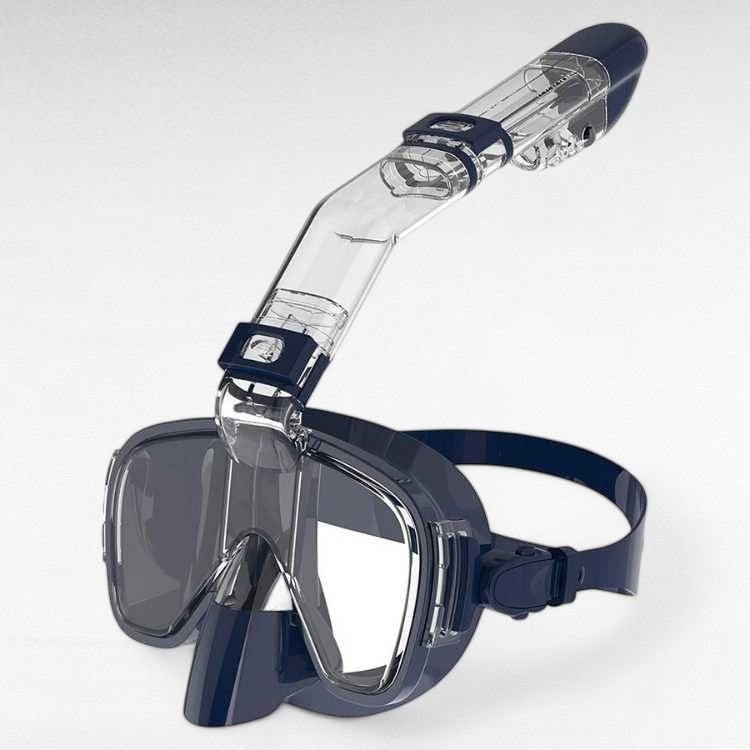 Unisex Snorkelmasker Opvouwbaar met Droge Snorkel en Panoramisch Zicht