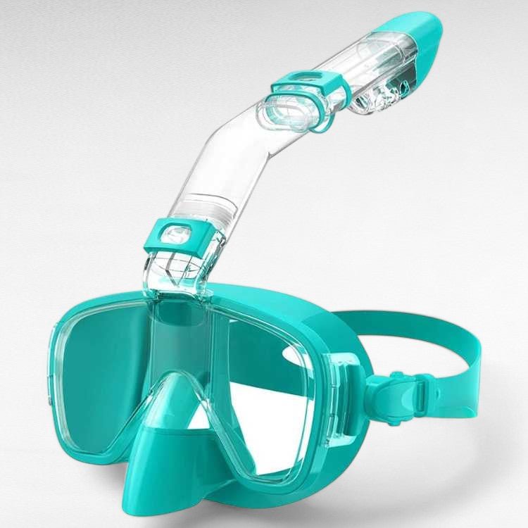 Unisex Snorkelmasker Opvouwbaar met Droge Snorkel en Panoramisch Zicht