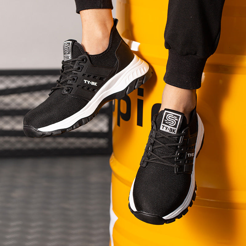Unisex Veiligheidsschoenen met Stalen Neus en Antislipzool