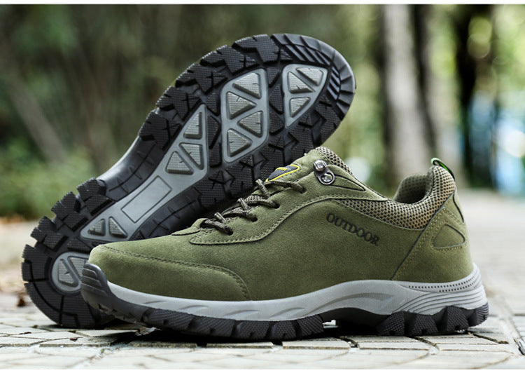 Unisex Wandelschoenen met Brede Teenbox en Profielzool voor Outdoor
