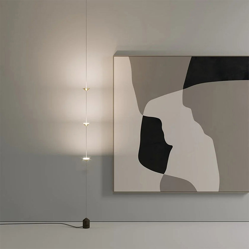 Vloerlamp Minimalistisch LED met Verstelbare Hoogte en Meerdere Lichtpunten