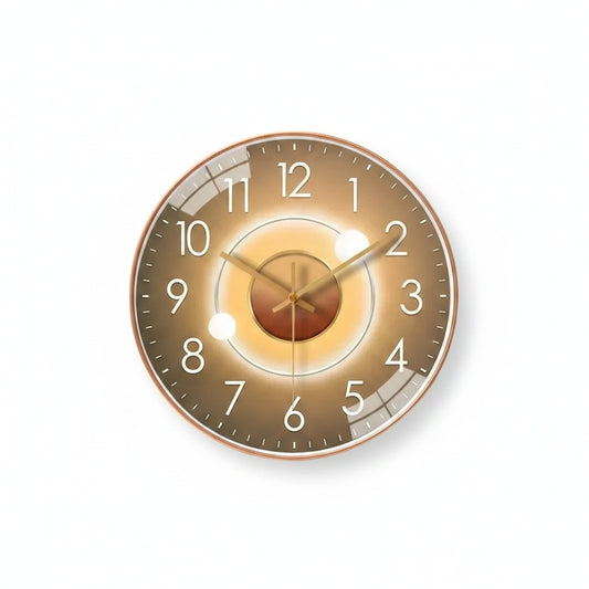 Wandklok Modern Stil Uurwerk met Groot Cijferblad en Ronde Vorm
