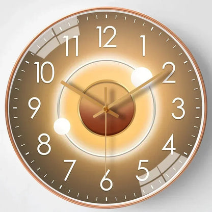 Wandklok Modern Stil Uurwerk met Groot Cijferblad en Ronde Vorm