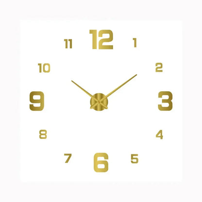 Wandklok Modern Stil Uurwerk met Groot Cijferblad en Ronde Vorm