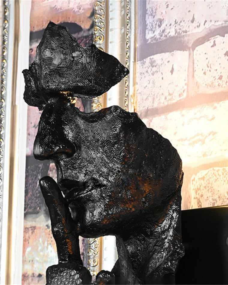 Wandlamp Art Deco met Sculptuur Figuur en Indirecte Verlichting