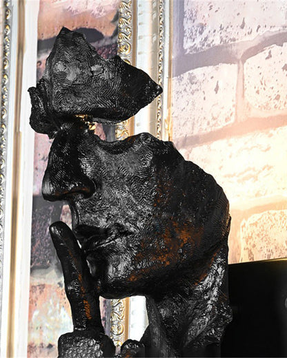 Wandlamp Art Deco met Sculptuur Figuur en Indirecte Verlichting