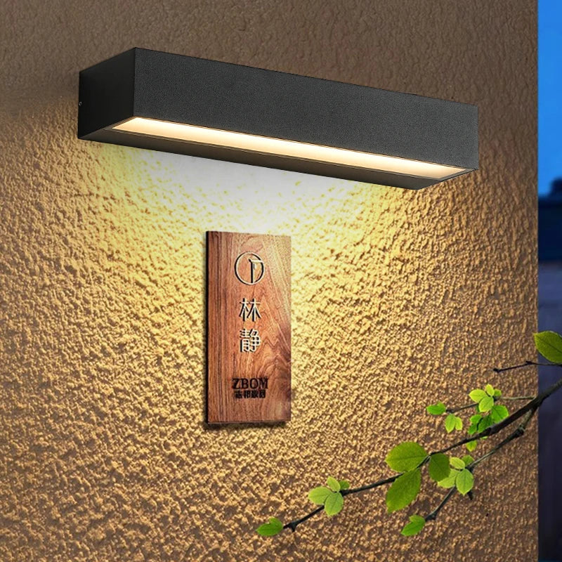 Wandlamp Buiten Minimalistisch LED met Gehard Glas en IP65 Bescherming