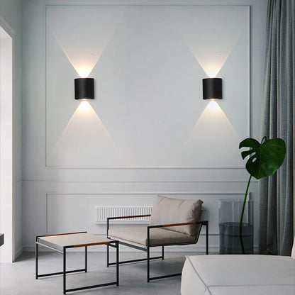 Wandlamp Buiten Modern LED met Up en Down Verlichting