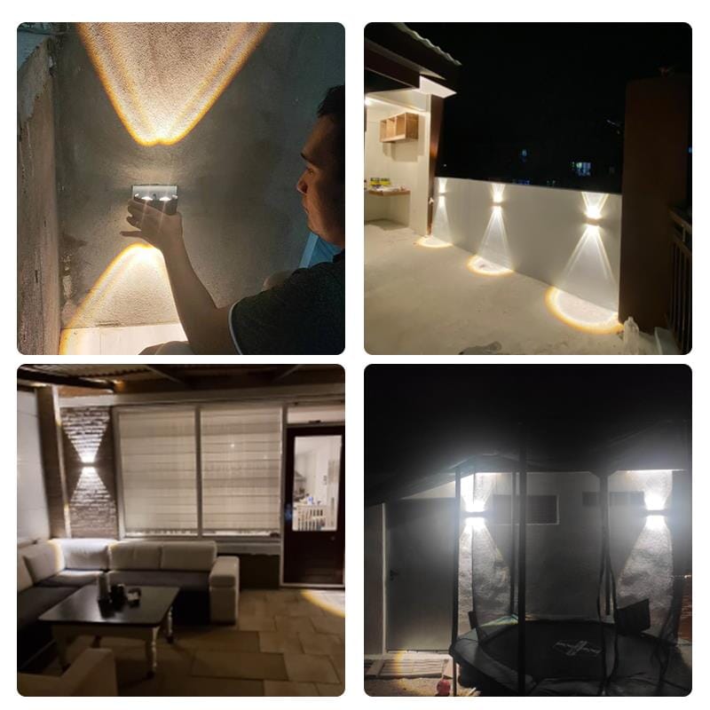Wandlamp Buiten Modern LED met Up en Down Verlichting
