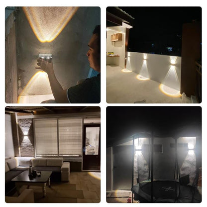 Wandlamp Buiten Modern LED met Up en Down Verlichting
