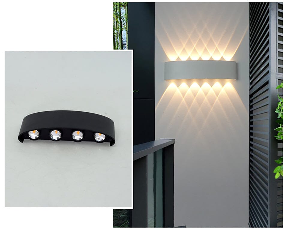 Wandlamp Buiten Modern LED met Up en Down Verlichting