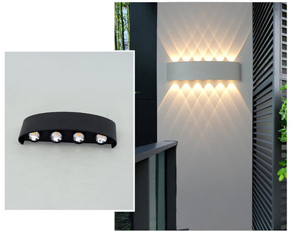 Wandlamp Buiten Modern LED met Up en Down Verlichting