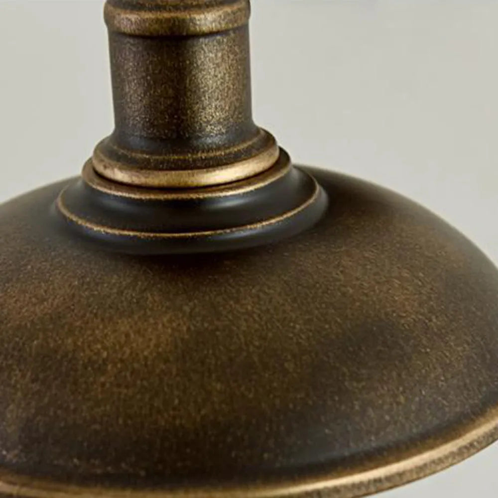 Wandlamp Industrieel met Ronde Schermkap en Zwanenhals Arm