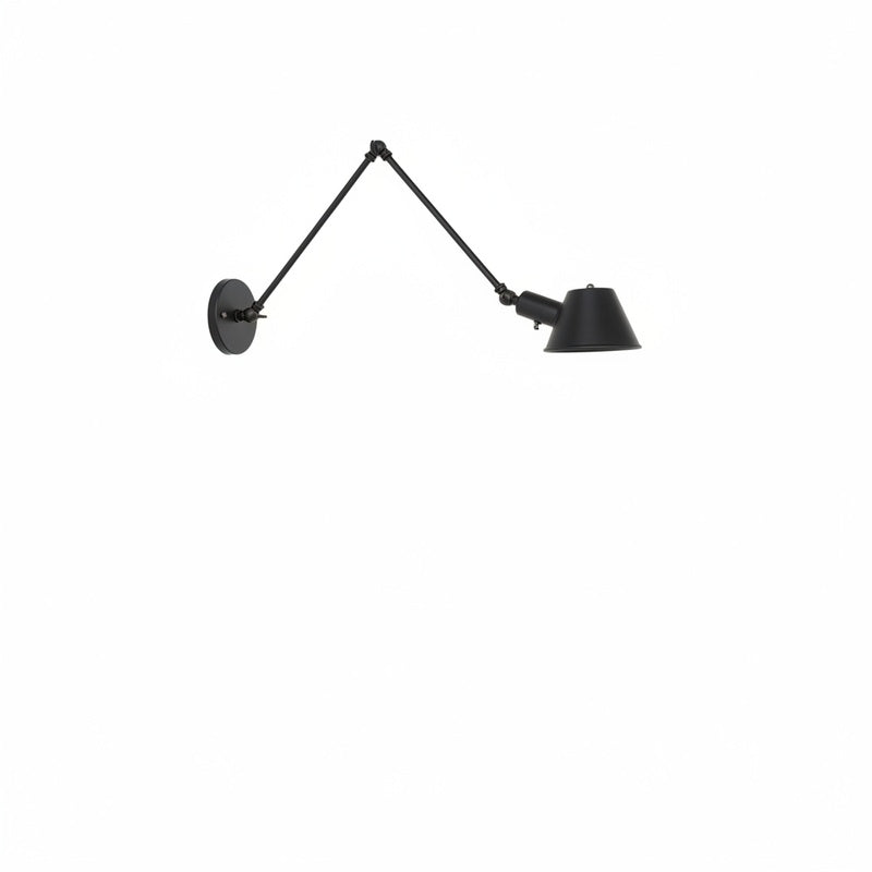 Wandlamp Industrieel met Verstelbare Arm en Draaibare Kap