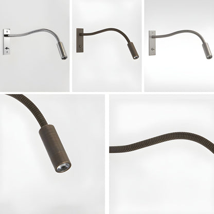 Wandlamp Leeslamp met Flexibele Gooseneck Arm en Geïntegreerde LED