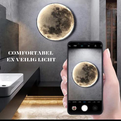 Wandlamp Maan Modern LED met Dimfunctie en App-bediening