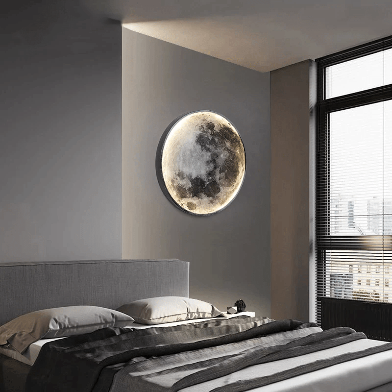 Wandlamp Maan Modern LED met Dimfunctie en App-bediening