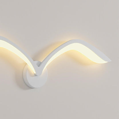 Wandlamp Meeuw LED Scandinavisch Design met Vleugelvorm