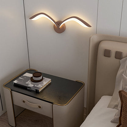 Wandlamp Meeuw LED Scandinavisch Design met Vleugelvorm
