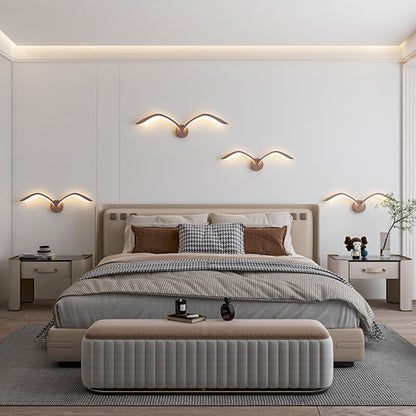 Wandlamp Meeuw LED Scandinavisch Design met Vleugelvorm