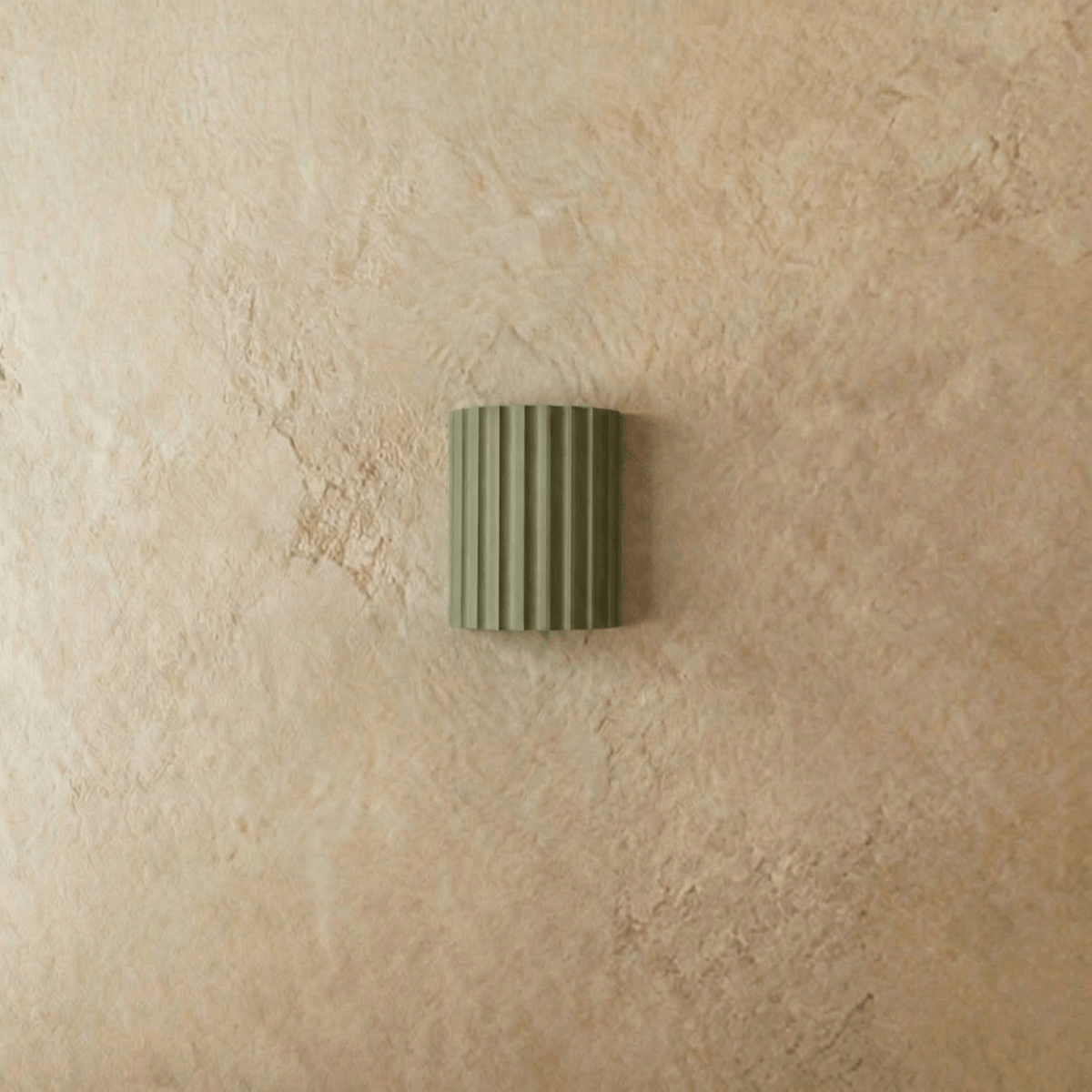 Wandlamp Minimalist met Geribbeld Cilindrisch Ontwerp en Up-Down Verlichting