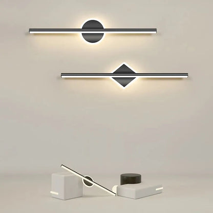 Wandlamp Minimalistisch LED met Ronde Schakelaar en Drie Kleurtemperaturen
