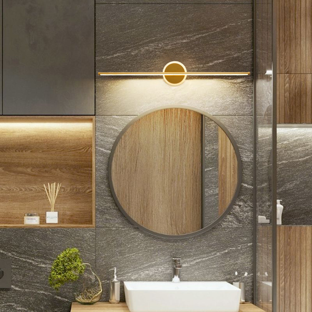 Wandlamp Minimalistisch LED met Ronde Schakelaar en Drie Kleurtemperaturen