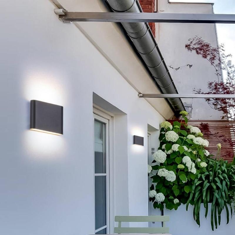 Wandlamp Minimalistisch LED met Up-Down Verlichting voor Binnen en Buiten
