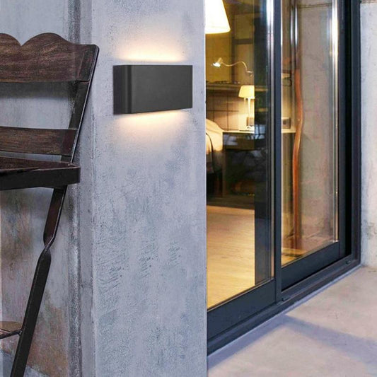 Wandlamp Minimalistisch LED met Up-Down Verlichting voor Binnen en Buiten