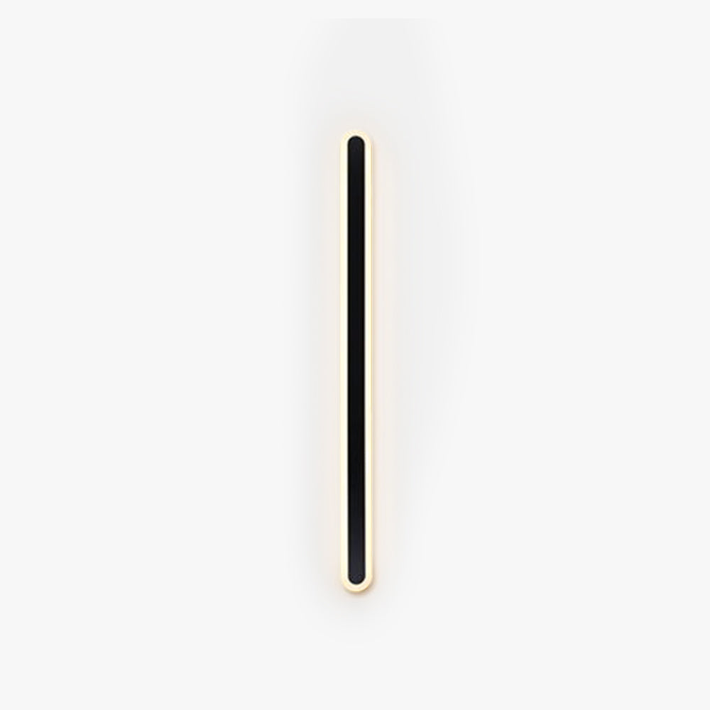 Wandlamp Minimalistisch Lineair LED met Afgeronde Uiteinden voor Binnen en Buiten