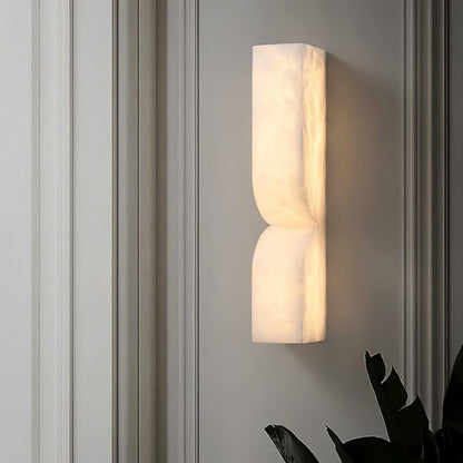 Wandlamp Minimalistisch met Alabast Kap en Geïntegreerde LED Dimbaar