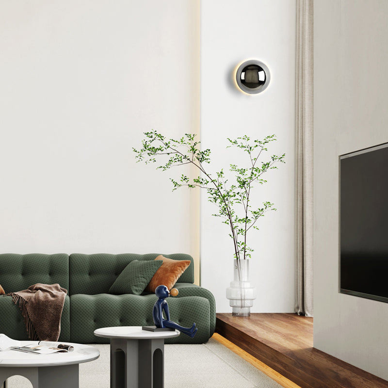 Wandlamp Minimalistisch met Bol en Halo-effect Geïntegreerde LED
