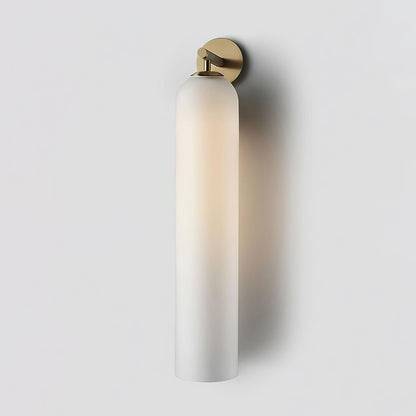 Wandlamp Minimalistisch met Cilindervormige Glazen Kap en Ingebouwde LED