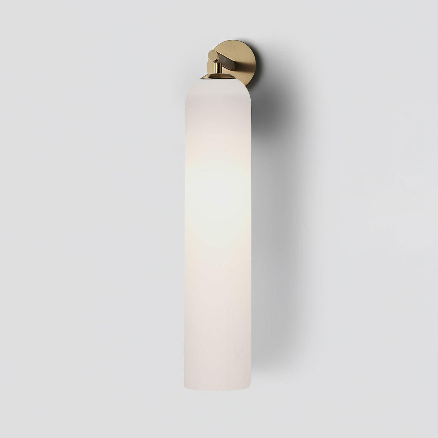 Wandlamp Minimalistisch met Cilindervormige Glazen Kap en Ingebouwde LED