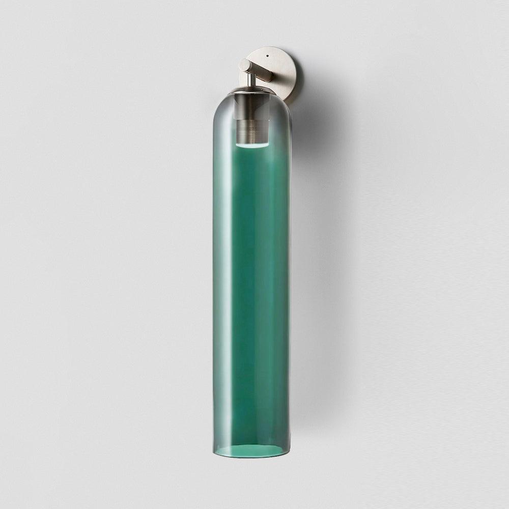 Wandlamp Minimalistisch met Cilindervormige Glazen Kap en Ingebouwde LED