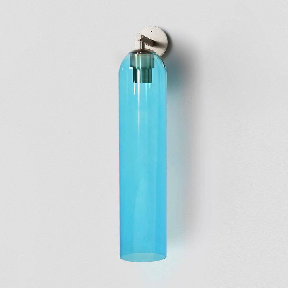 Wandlamp Minimalistisch met Cilindervormige Glazen Kap en Ingebouwde LED