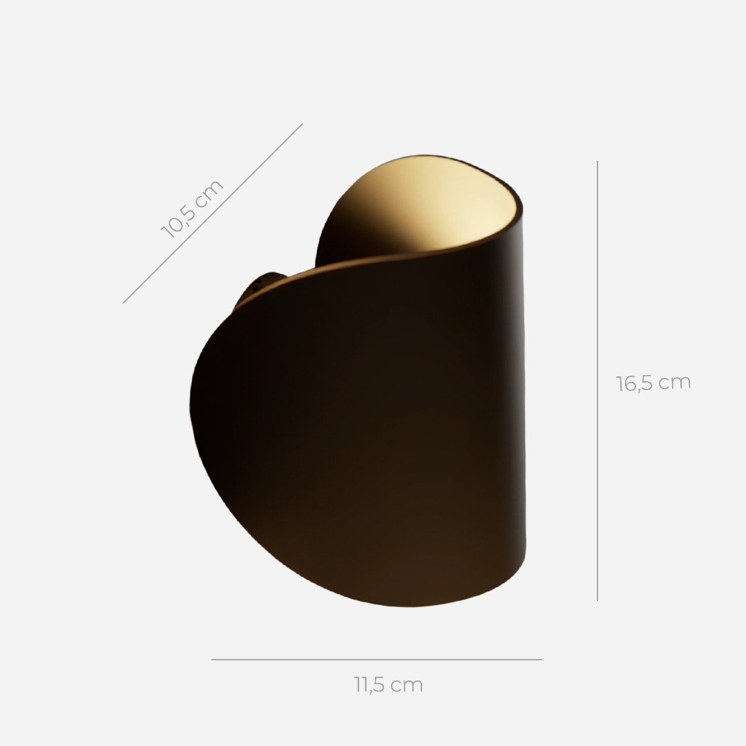 Wandlamp Minimalistisch met Draaibare Kap en Up-Down Verlichting